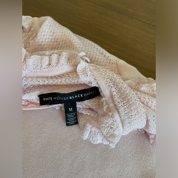 White House Black Market Pink Sleeveless Top - Picture 5 of 7